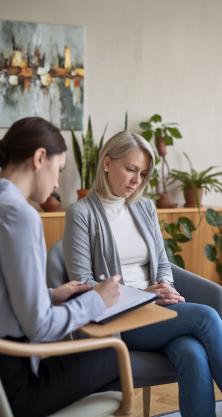 Sessió de psicologia amb Anna Fons en consulta