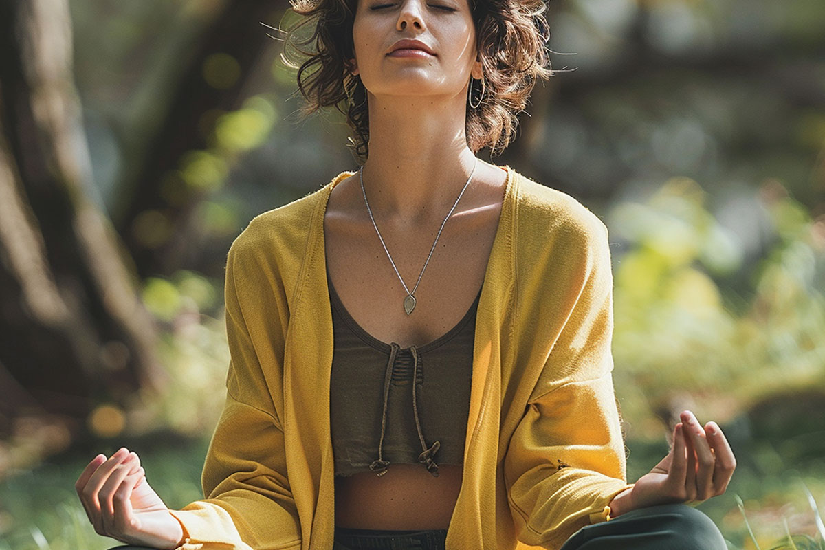 Sessió de mindfulness guiada en entorn tranquil